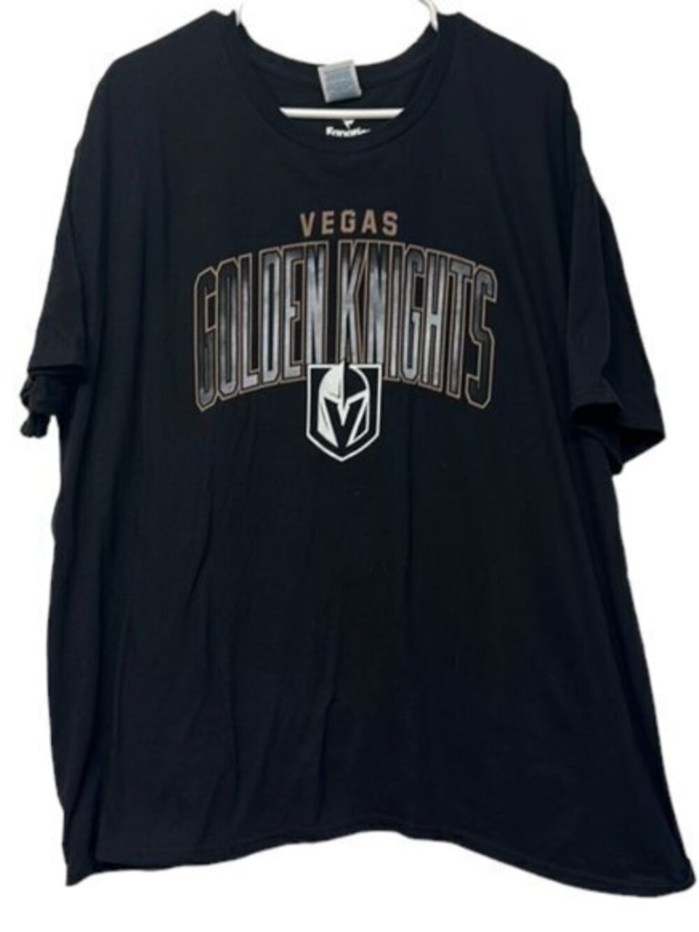 Fanatics Hockey Vegas Golden Knight VGK Black S/S Shirt Size 2XL EUC #SP-020